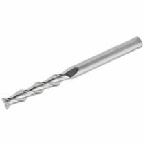 End mill NORGAU Industrial with an elongated cutting part of 12 mm, Z2, VHM