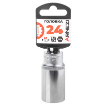 Головка 3/8" 12-и гр. 24мм удлиненная, L=63 мм на холдере Arnezi R0200324