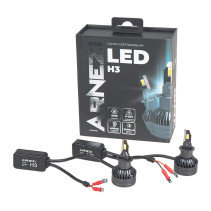 LED Lamp 12/24V H3 45W 3500lm 6000K ARNEZI Vivid LED 2 pcs DUOBOX IP68 A2000051