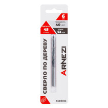 Сверло по дереву, 6х93 мм, цилиндрический хвостовик ARNEZI R5210006