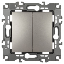ERA Series 12 12-1112-16 Double Cross Switch, 10AH-250V, Titanium