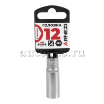 Головка 1/4" 6-и гр. 12 мм L=48 мм удлиненная, ARNEZI R0000112