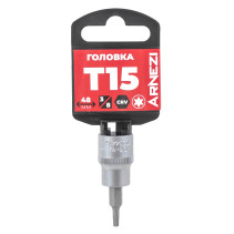 Головка 3/8" со вставкой TORX T15, L=48 мм на холдере Arnezi R0204415