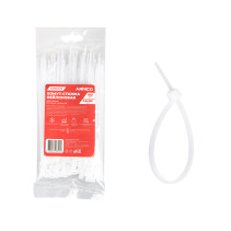 Nylon yoke 3.5 x 150 mm, white 100 pcs Arnezi A0903019