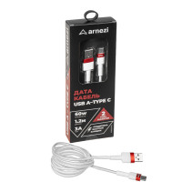Usb A - Type C Data Cable (1.2m, 3A, 60W) Fast Charging, braided ARNEZI A0605040
