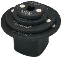 Набор переходников магнитных 1/4"-1" 4 предмета TOPTUL GAAR0404