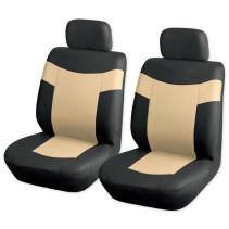 Front seat covers (shirt) with headrest, black and beige 4pr. ARNEZI A0508003