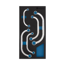 Набор накидных моторных ключей NORGAU Industrial в ложементе 5 предметов