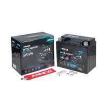 Аккумулятор ARNEZI мото AGM 12 А/ч прямой L+ 150x86x130 EN 150 А