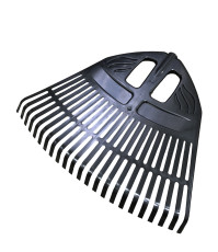 Грабли веерные пластмассовые 23 зуба "Гардения" черные 500мм б/ч (010821)