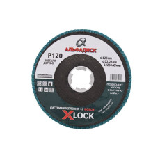 Petal end circle (KLT) Alfadisk P120 125 mm (flat) 5245