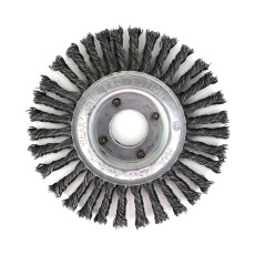 Щетка для УШМ дисковая жгутовая Д125*6*22,2, ворс сталь 0,50 (13-017)