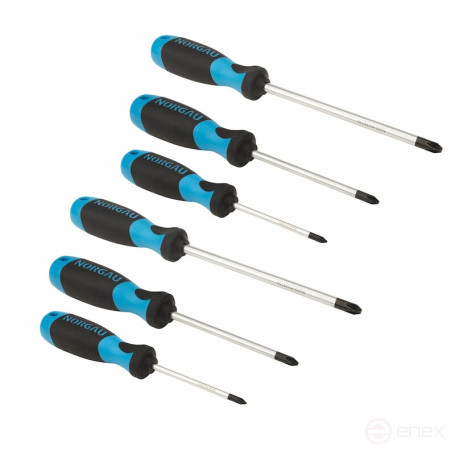 Набор отверток NORGAU Industrial 6 предметов, NBS260-001