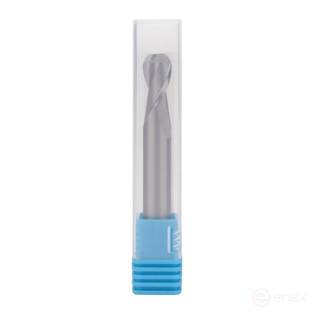 Фреза сферическая высокопроизводительная NORGAU Industrial по металлу 10 мм, Z2, VHM