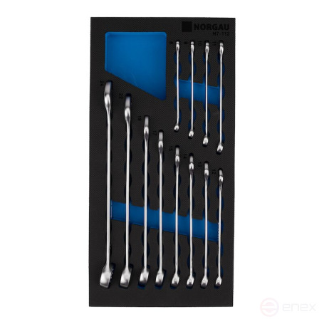 Set of combination wrenches NORGAU Industrial, 12 pieces, N7-112