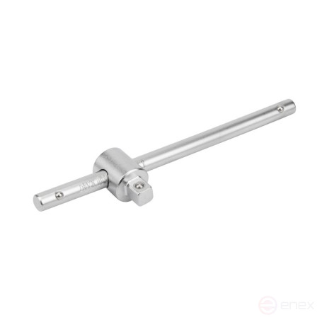 Set of hexagon socket heads NORGAU Industrial with 1/4" accessories, 35 pieces, N2035-S414 in a metal box