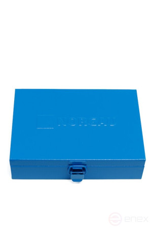 Set of twelve-sided socket heads 1/2”, inch dimensions NORGAU Industrial, ND1916-A5/16-1.1/4, 16 pieces