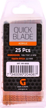 Acrylic 25pcs Saw Blade