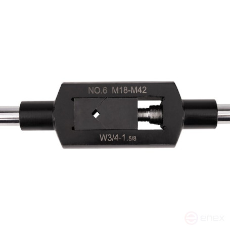 Вороток для метчиков NORGAU Industrial регулируемый №6, М18-42, 1000 мм, стальной