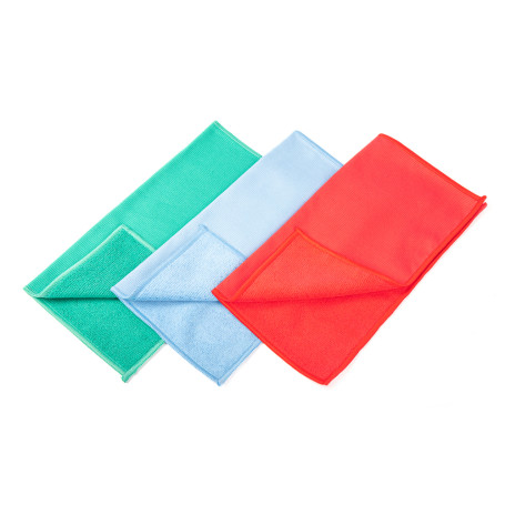 Microfiber cloth set 30x30 cm. DOUBLE-3 (3 pcs) versatile ARNEZI A0406009