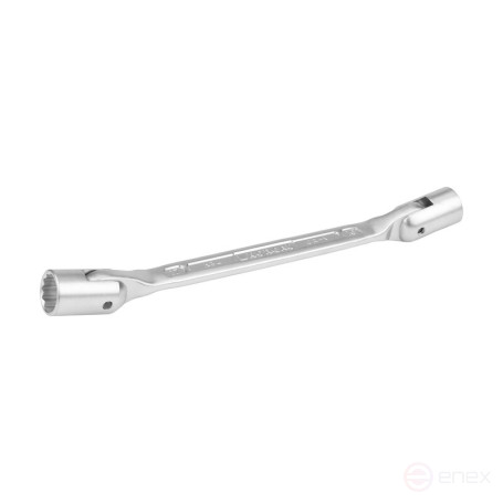 Ключ гаечный торцевой шарнирный двусторонний NORGAU Industrial 16x17, N34
