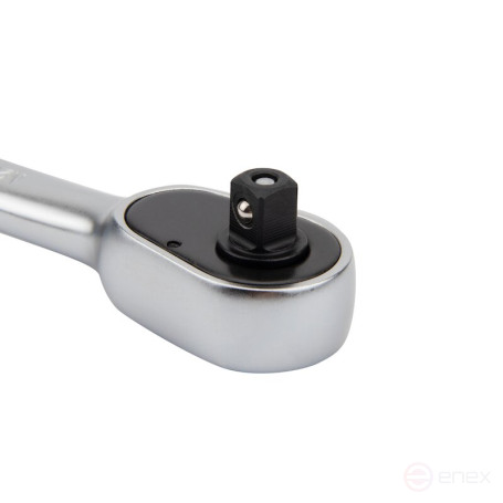 Set of hexagon socket heads NORGAU Industrial with 1/4" accessories, 35 pieces, N2035-S414 in a metal box