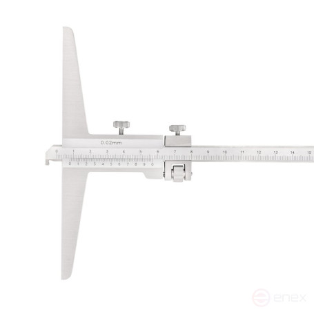 Штангенглубиномер NORGAU Industrial нониусный 0-300 мм, NDV-H