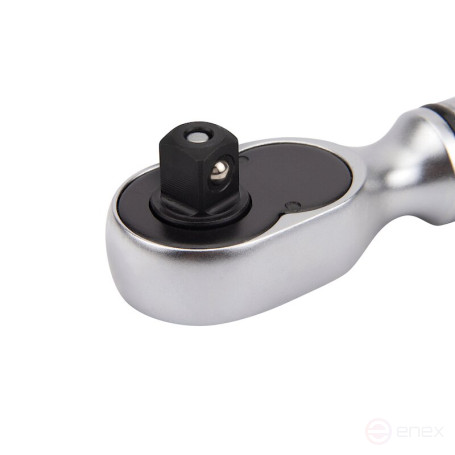 Ключ динамометрический NORGAU Industrial предельный со встроенной трещоткой 3/8" 8-85 Нм, NTW22-085PR