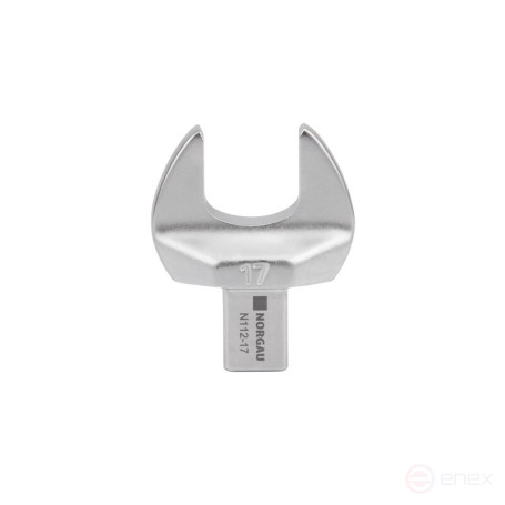 Насадка рожковая NORGAU Industrial для динамометрического ключа 17, прямоугольный привод 9х12