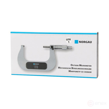 Микрометр гладкий NORGAU Industrial 75-100 мм, NM-100