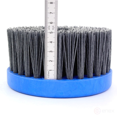 Щетка чашечная Д130*70*M14, ворс полимер-абразив P120 по дереву для УПМ УШМ (болгарка) (1-019)