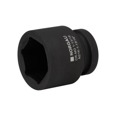 Головка торцевая ударная NORGAU Industrial шестигранная дюймовая 1", 1.13/16", N21K-1.13/16