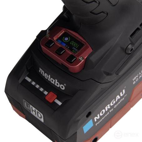 Гайковерт динамометрический аккумуляторный NORGAU Industrial с цифровым дисплеем 1", 1000-4000 Нм, NBTW-40L