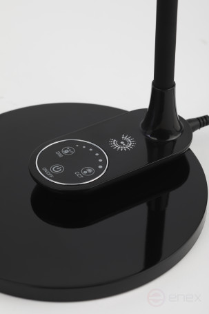 Настольный светильник ЭРА NLED-498-10W-BK светодиодный сo съемным основанием черный