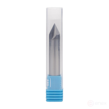 Milling cutter NORGAU Industrial carbide 60°, 12 mm, Z4, VHM/AlCrSiN