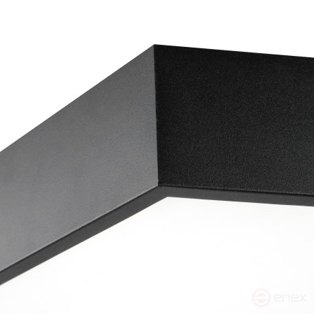 Светильник LED ЭРА Geometria SPO-122-B-40K-066 Hexagon 66Вт 4000К 5300Лм IP40 800*800*80 черный подвесной