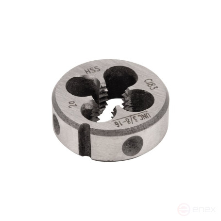 Плашка дюймовая NORGAU Industrial по металлу UNC 3/8, HSS