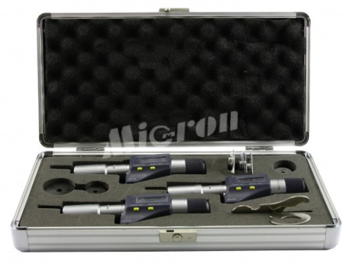 A set of micrometric 3-point electronic nutrometers 6- 12 0.001