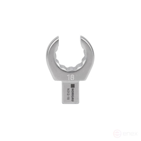 Насадка накидная разрезная NORGAU Industrial для динамометрического ключа 18, прямоугольный привод 9х12