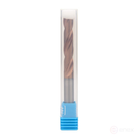 Spiral drill bit NORGAU Industrial for metal 10x103 mm, 5xD, VHM/AlCrN/TiSiN