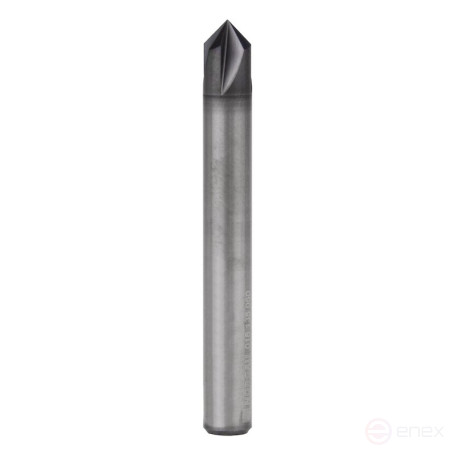 Фреза фасочная NORGAU Industrial твердосплавная 90°, 6 мм, Z4, VHM/AlCrSiN