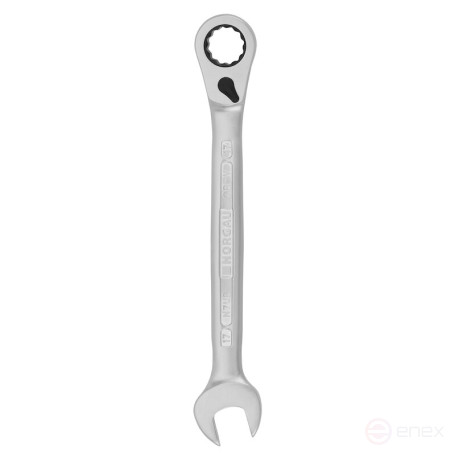 Ключ гаечный комбинированный с переключающейся трещоткой NORGAU Industrial 17 мм, N7UR-17