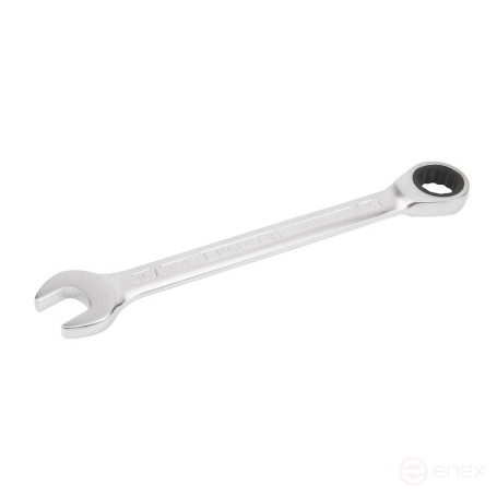 Ключ гаечный комбинированный NORGAU Industrial с трещоткой 16 мм, N7R-16