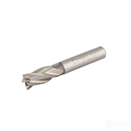 End mill NORGAU Industrial for metal 7.5 x 66 mm, Z4, HB, HSS-Co8