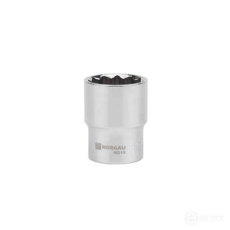 Головка 12-гранная торцевая NORGAU Industrial 1/2", 13/16", ND19-13/16
