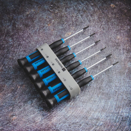 Набор отверток для точной механики NORGAU Industrial N140PRS, 6 предметов