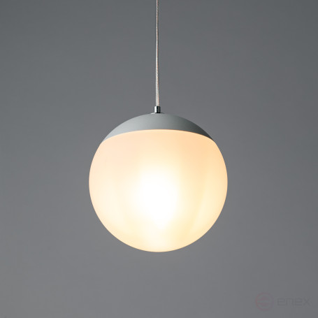 Светильник подвесной (подвес) ЭРА ADELAIDA PL35 WH G9 потолочный шар белый