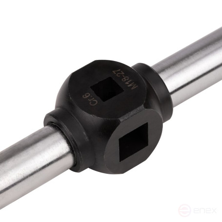 Вороток NORGAU Industrial со сферической головкой №6, М18-М27, 650 мм