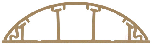 ERA KK Cable Channel-70-16- Beige floor lamp RAL 1001 70x16mm