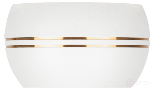 Светильник накладной ЭРА OL13 GX53 WH/GD под лампу GX53 белый/золото